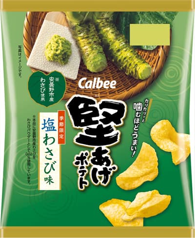2026年“坚脆薯片”盐芥末味回归，选用安昙野产芥末