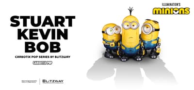 Minions Characters Become CARBOTIX POP Figures With a Movable Eye Gimmick