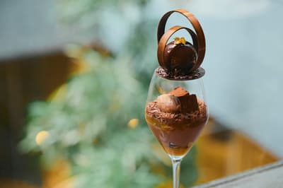 京都千酒店的甜蜜情人节喜悦 - 限时芭菲结合巧克力与柑橘