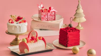 LE CHOU CHOU ของโรงแรม Hilton Tokyo Odaiba เปิดรับจองคอลเลกชันเค้กคริสต์มาสครั้งแรกเริ่ม 9 ตุลาคมนี้