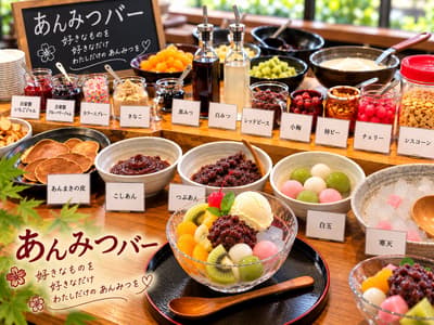 오카메도의 "안미츠 바® 사과 페어", 10월 26일부터 도요하시에서 안미츠와 애플파이 무제한 제공