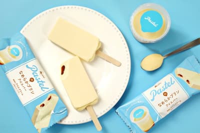 Pastel招牌滑順布丁與赤城乳業聯名推出冰棒