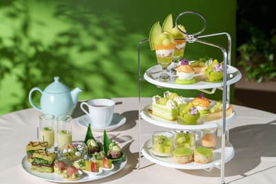 仙台威斯汀酒店的清爽蜜瓜下午茶“Afternoon Tea -Green Melon-”
