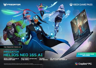 에이서 재팬, NVIDIA RTX 50 시리즈 탑재 프레데터 헬리오스 게이밍 노트북 신제품 3종 출시
