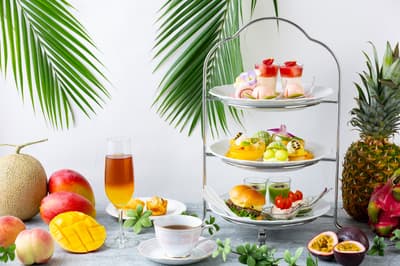 Summer Fruits Afternoon Tea at Tokyo Prince Hotel Highlights White Peach, Mango, and Melon