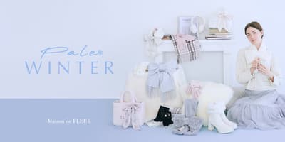 Maison de FLEUR Meluncurkan Aksesori Musim Dingin "PALE WINTER" pada 16 Oktober, Menghadirkan Kembali Tippet Bulu Imitasi