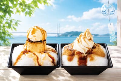 amaneya CASUAL 於淡路島東岸的 waSTEP AWAJISHIMA 推出全新刨冰菜單