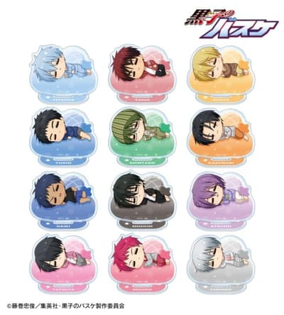 Los soportes acrílicos coleccionables, fundas rígidas B8 y más productos de Kuroko's Basketball ya están disponibles para reserva en AMNIBUS