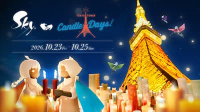 Sky: Children of the Light Kembali Hadir di TOKYO TOWER CANDLE DAYS 2026 dengan Kafe Kolaborasi dan Stamp Rally
