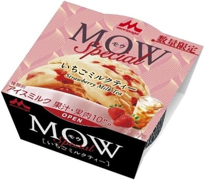 MOW草莓奶茶風味冰淇淋於7-Eleven限定發售