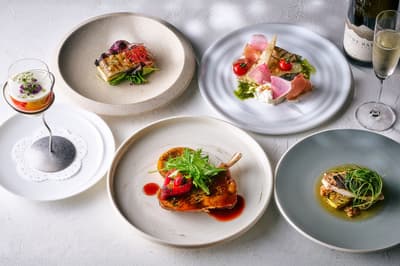하코네 리트리트 포레 & 빌라 1/f, WOODSIDE dining 및 효세키에서 여름 미식 코스 출시