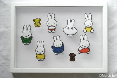 maison des perles y Dick Bruna colaboran en accesorios de Miffy elaborados con bordado de alta costura