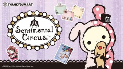 Sentimental Circus 首度登陸 Thank You Mart，推出 17 款 390 日圓限量系列商品