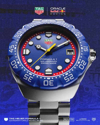 TAG Heuer Unveils Formula 1 Solargraph x Oracle Red Bull Racing Watch to Mark 10 Years of Partnership