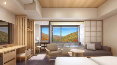 El Hakone Hotel Kowakien añadirá habitaciones con baño termal semiabierto en otoño de 2027