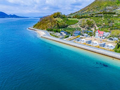 位于高根岛的“濑户内岛波 Glamp Village”新增带运动泳池的家庭圆顶屋及私人桑拿套餐