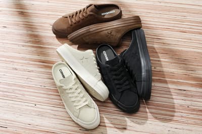 Converse ONE STAR SUEDE MULE — 经典One Star鞋款的极简穆勒鞋重塑