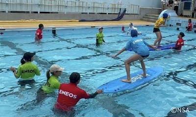 Japan Surfing Association Establishes Pool-Based Surfing Education Program for Children