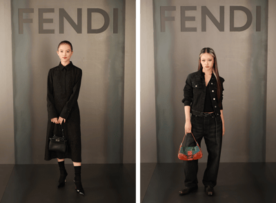 芬迪 Fendi 2026-27 秋冬系列吸引全球名人，包括清原果耶、Yuri (HANA) 和方燦