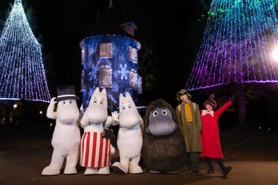 Moominvalley Park Brings a White Christmas Every Day With Snow Play, Illuminations, and Two Christmas Shows