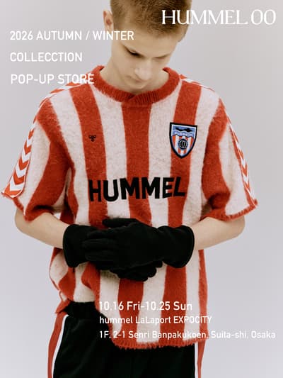 HUMMEL 00 時尚系列快閃店即日起至 10 月 25 日於大阪 LaLaport EXPOCITY 開幕