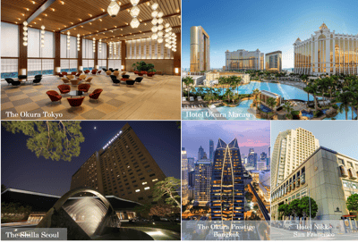 大倉日航酒店集團旗下五家酒店榮獲《福布斯旅遊指南》2026星級殊榮