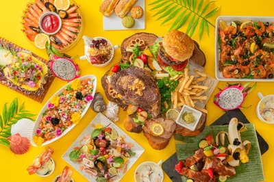 Sheraton Grand Hotel Hiroshima Menghadirkan "America & Hawaii Fair" di Bulan Agustus, Menampilkan "Sheraton Burger" yang Ditingkatkan dengan Wagyu di Restoran Prasmanan "Bridge"