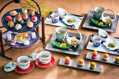 The Prince Gallery Tokyo Kioicho Offers Japanese Afternoon Tea "Karin" Themed on Osmanthus and Autumn Leaves