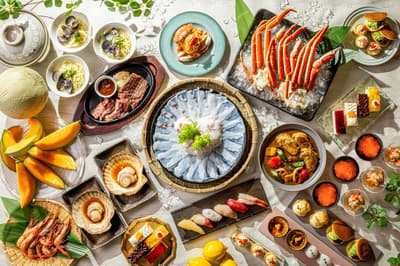 요코하마 베이 쉐라톤 '콤파스' 레스토랑, 왓카나이 타코샤브와 신선한 참다랑어 스시를 맛볼 수 있는 '여름 홋카이도 페어' 개최