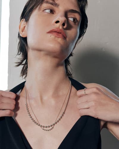 LAH, GRANULE 볼 체인 시리즈의 새로운 목걸이와 반지 출시