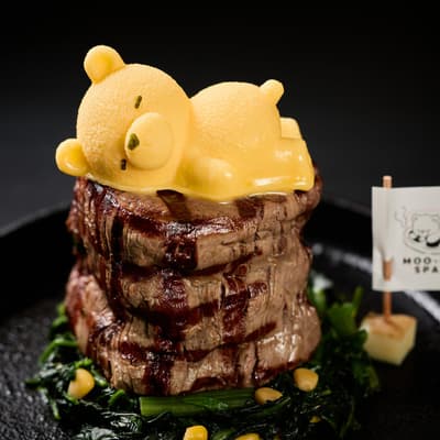 New Steakhouse MOO-MOO SPARK Opens in Naha, Okinawa, Serving Thick-Cut Steaks with Melting Bear-Shaped Butter Under a Michelin-Starred Chef