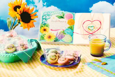 불미쉬(Boul'Mich) × 카모시다 이즈미의 '피스풀 마카롱(Peaceful Macaron)', 5월 1일부터 새로운 계절 꽃 디자인으로 돌아오다