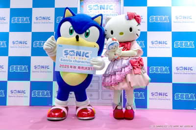 音速小子 & 好朋友們 × Hello Kitty！「三麗鷗角色」聯名推出全新絨毛玩偶系列