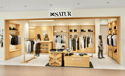 韓國品牌 SATUR 於 2 月 27 日在 LUCUA Osaka 開設首家關西店