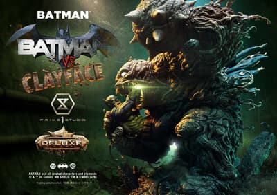 짐 리(Jim Lee)가 그린 배트맨 vs 클레이페이스 커버 아트, 1/4 스케일 스태츄로 탄생