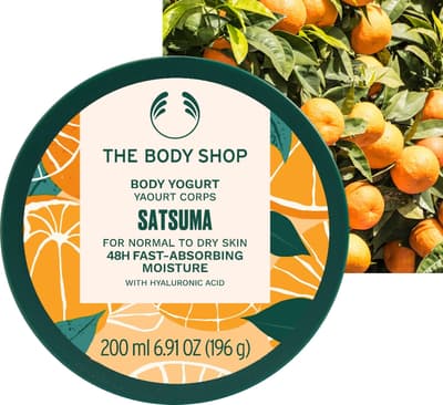 The Body Shop 人气身体酸奶乳霜加入“蜜柑”身体护理系列
