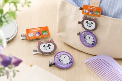 Three New Custom-Printed Acrylic Bangs Clips Now Available on Original Print.jp