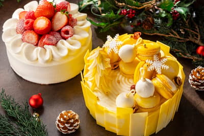 Las tartas de Navidad 2026 de Pullman Tokyo Tamachi presentan la nueva creación de bosque dorado "La forêt d'or"