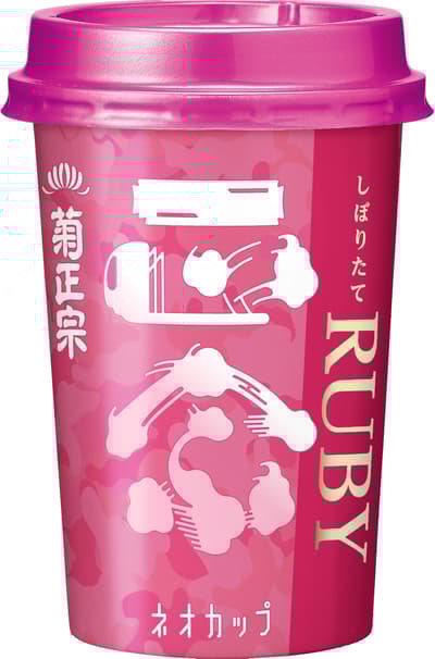 菊正宗 しぼりたて Gin Ruby Neo Cup 180ml 現已上市