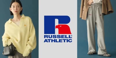 AMERICAN HOLIC × RUSSELL ATHLETIC Second Collection Adds a Collared Knit and Logo Sweatshirts From Mid-October