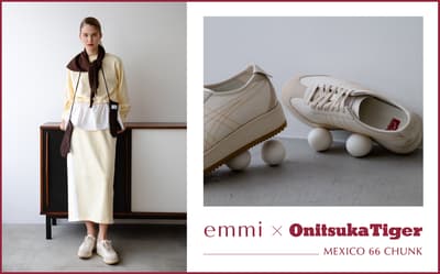 emmi x Onitsuka Tiger 推出限量版 MEXICO 66 CHUNK 厚底運動鞋