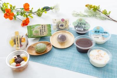 7-Eleven presenta 5 wagashi "refrescantes" para el Día del Wagashi, incluido el nuevo Purumochi Mizumanjū