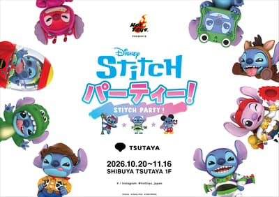 Stitch Dresses Up as Toy Story, Mickey & Friends and Marvel Characters at Hot Toys' Limited-Time Event at SHIBUYA TSUTAYA