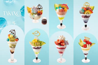 TAKANO FRUIT PARLOUR Meluncurkan "Raindrop Sweets" — Hidangan Penutup Musim Hujan Terbatas