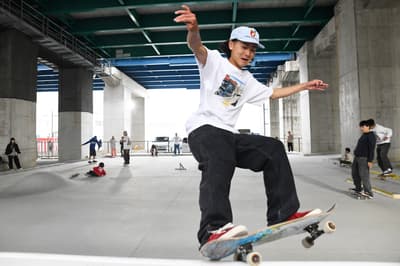 川西市首个滑板公园盛大开幕