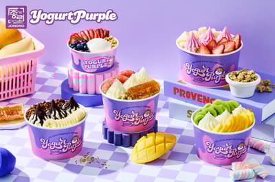 韩国酸奶冰淇淋品牌“YOGURT PURPLE”在大阪韩国城开设首家日本分店