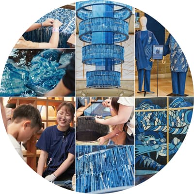 奉纳蓝染体验活动回归，为 EXPO LEGACY TOKUSHIMA 感恩展画上圆满句号