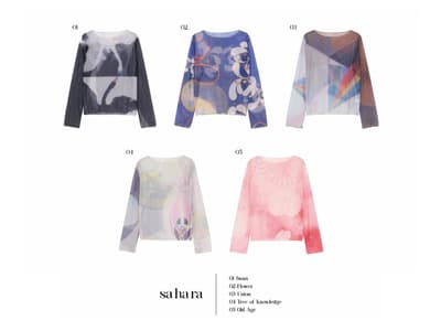 New Sheer Tops Featuring Hilma af Klint Artwork Arrive at MARTE's Original Brand "sahara"