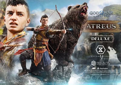 1/3 Scale Statue of Atreus from God of War Ragnarök Announced by Prime 1 Studio