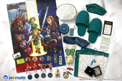 สินค้าออริจินัลใหม่จาก "The Legend of Zelda" เตรียมวางจำหน่ายที่ Animate ในวันที่ 2 ตุลาคมนี้